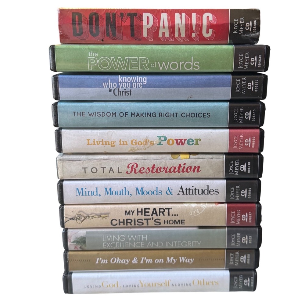 Joyce Meyer 11 CD Set Bundle Christian Audio Teaching Dont Panic Power of Words